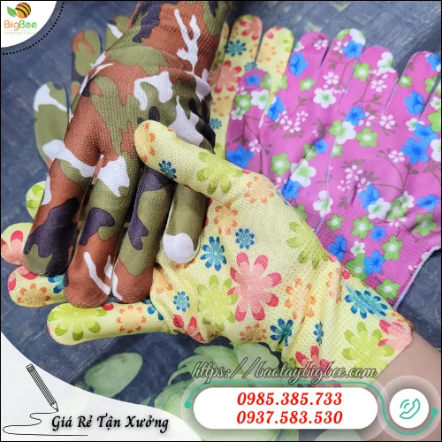 Găng Tay Thun Mỏng In Hoa Thời Trang – Bảo Vệ Da Tay Mọi Lúc, Mọi Nơi