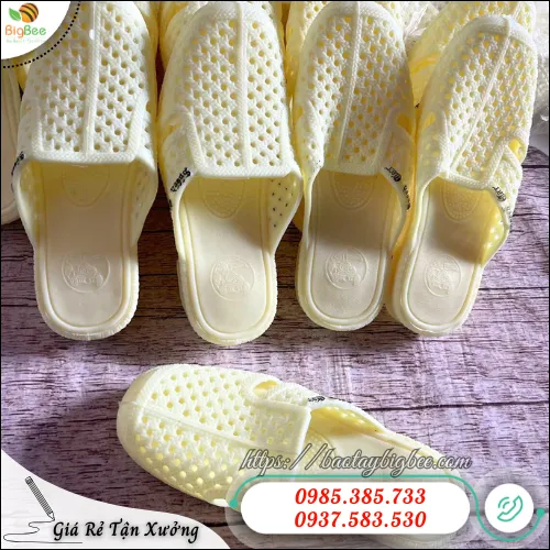 Bán dép nhựa tổ ong bít mũi giá rẻ đủ màu nhiều size