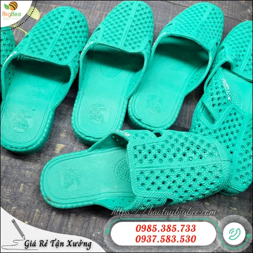 Bán dép nhựa tổ ong bít mũi giá rẻ đủ màu nhiều size