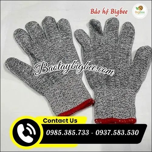 BAO TAY CHỐNG CẮT TRẮNG XÁM