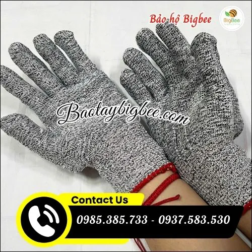 BAO TAY CHỐNG CẮT TRẮNG XÁM