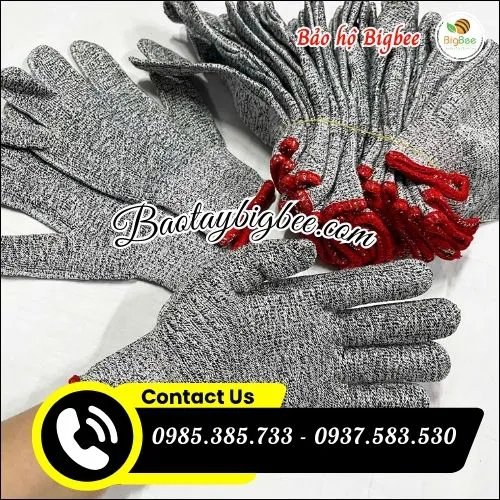 BAO TAY CHỐNG CẮT TRẮNG XÁM