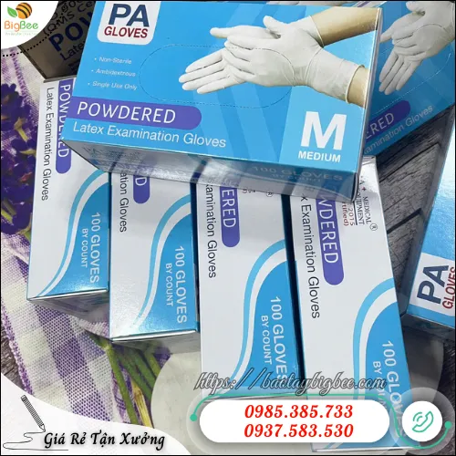 Chuyên cung cấp găng tay y tế Nitrile có bột số lượng lớn toàn quốc