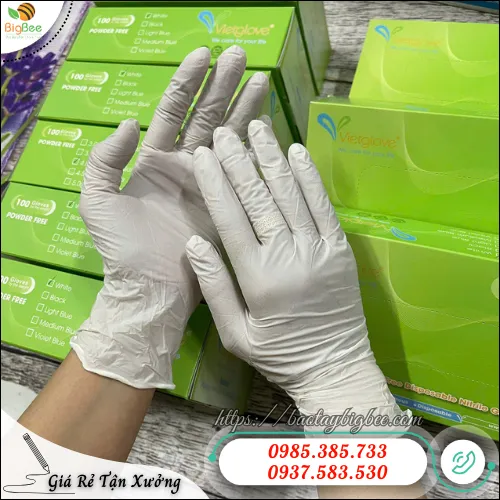Găng tay y tế Vietglove không bột chính hãng giá sỉ