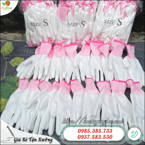 Găng tay phủ PU trắng – Lựa chọn tối ưu cho công việc tỉ mỉ, chính xác