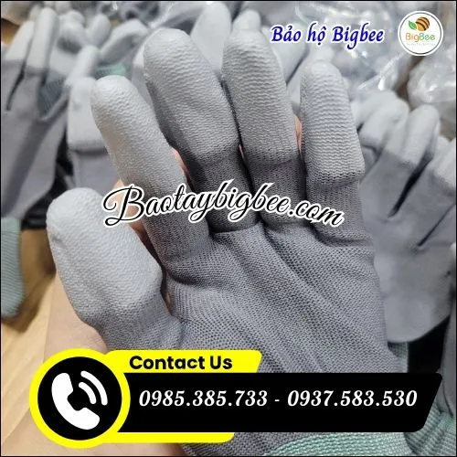 BAO TAY CHỐNG TĨNH ĐIỆN PHỦ PU NGÓN