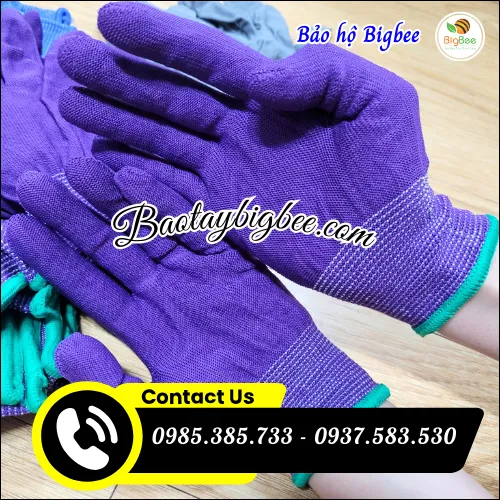 BAO TAY THUN MỎNG MÀU ĐEN, XÁM, TÍM