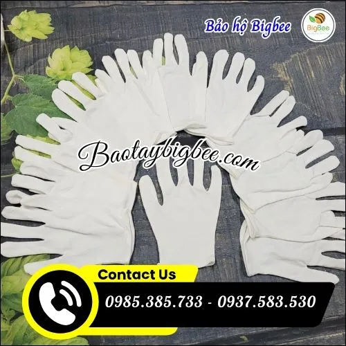 Găng tay thun mỏng mịn L+4 giá rẻ bán ở TPHCM