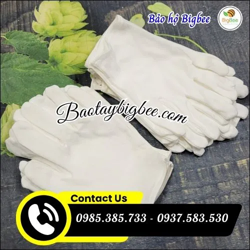 Găng tay thun mỏng mịn L+4 giá rẻ bán ở TPHCM