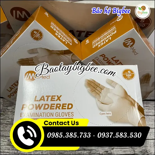 Phân phối sỉ găng tay latex có bột giá gốc
