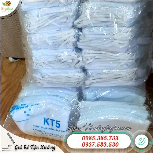Khẩu trang KT5 đạt chuẩn – chống bụi, chống ô nhiễm, an toàn sức khỏe