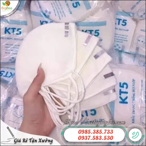 Khẩu trang KT5 đạt chuẩn – chống bụi, chống ô nhiễm, an toàn sức khỏe