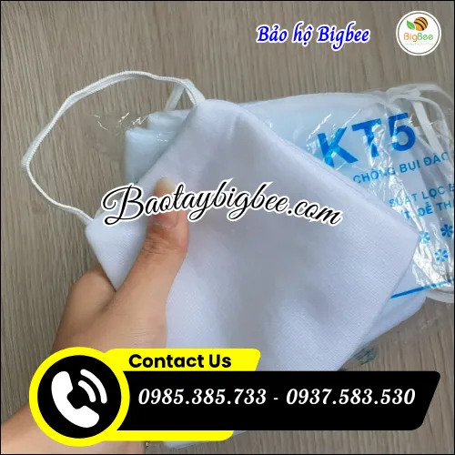Khẩu trang KT5 đạt chuẩn – chống bụi, chống ô nhiễm, an toàn sức khỏe