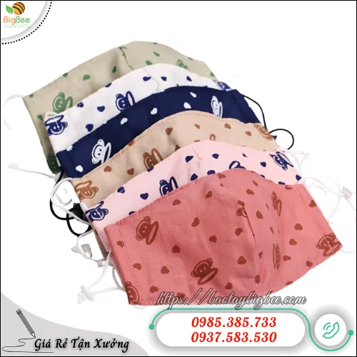 Khẩu Trang Vải Chống Nắng – Bảo Vệ Da, Ngăn Bụi, Giá Sỉ Tận Xưởng