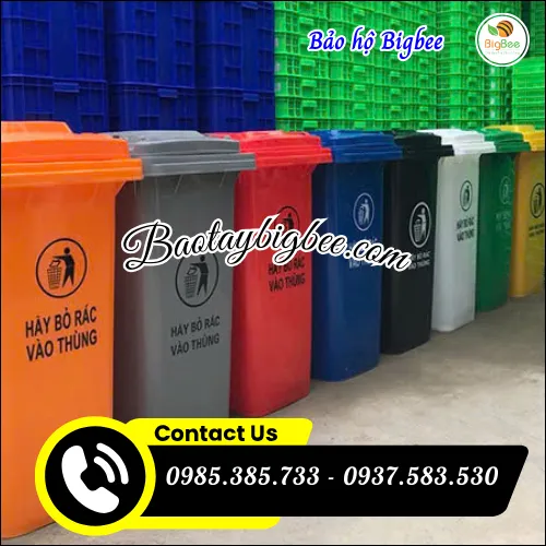 Thùng rác nhựa 120L