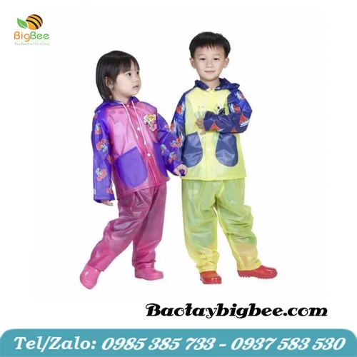 ÁO MƯA BỘ TRẺ EM