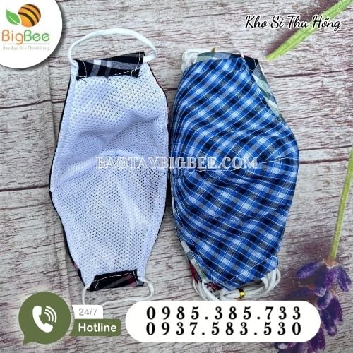 Khẩu trang vải cotton sợi tự nhiên không gây kích ứng cho da Khẩu trang vải cotton sợi tự nhiên không gây kích ứng cho da