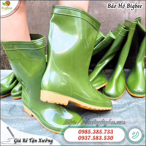 Ủng Hiệp Phước xanh chịu nước tốt phù hợp môi trường ẩm ướt. Ủng Hiệp Phước xanh chịu nước tốt phù hợp môi trường ẩm ướt.