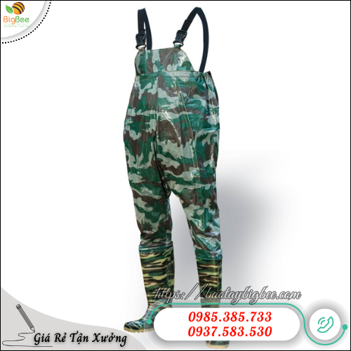 Ủng Yếm Liền Giày Cao Su – Đế Chống Trượt, Dây Đeo Vai Điều Chỉnh Tiện Lợi. Ủng Yếm Liền Giày Cao Su – Đế Chống Trượt, Dây Đeo Vai Điều Chỉnh Tiện Lợi.