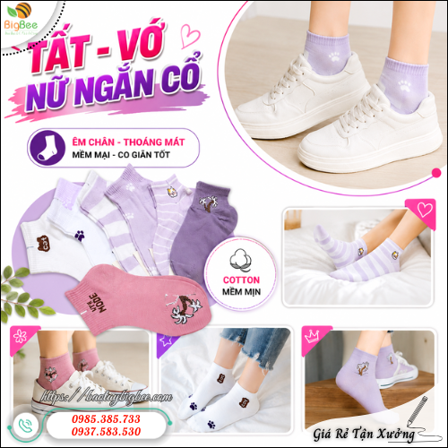 Tất Cổ Ngắn Phù Hợp Nam Và Nữ Trong Mọi Hoạt Động. Tất Cổ Ngắn Phù Hợp Nam Và Nữ Trong Mọi Hoạt Động.