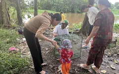 Cuối tuần mấy bà cháu nhà Cún cùng nhau đi Phóng Sinh tại Cầu An Hạ, Củ Chi, HCM