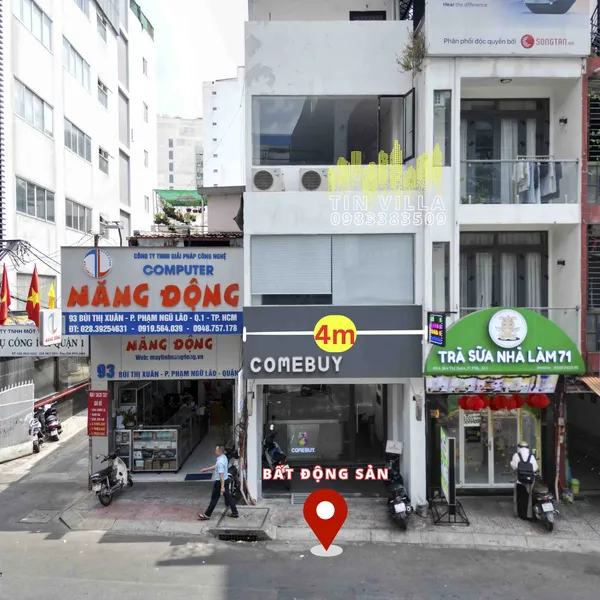 Bán nhà mặt tiền đường BÙI THỊ XUÂN, QUẬN 1 - Giá bán: 34 Tỷ