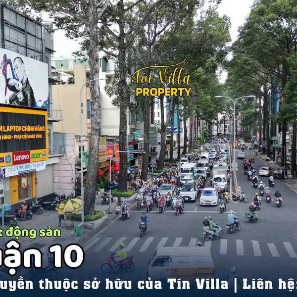 Bán nhà căn góc 2 mặt tiền đường 3 Tháng 2