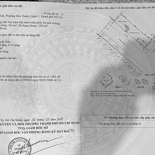 BÁN NHÀ MẶT TIỀN ĐƯỜNG SƯƠNG NGUYỆT ANH, QUẬN 1 GIÁ TỐT