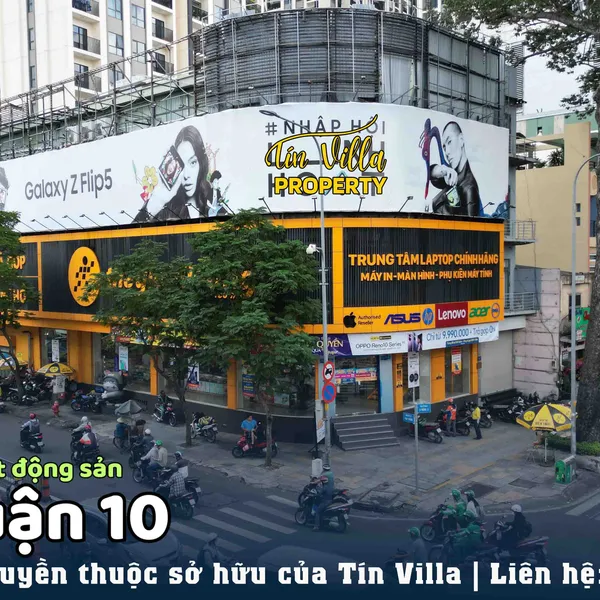 Bán nhà căn góc 2 mặt tiền đường 3 Tháng 2