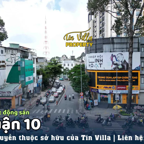 Bán nhà căn góc 2 mặt tiền đường 3 Tháng 2