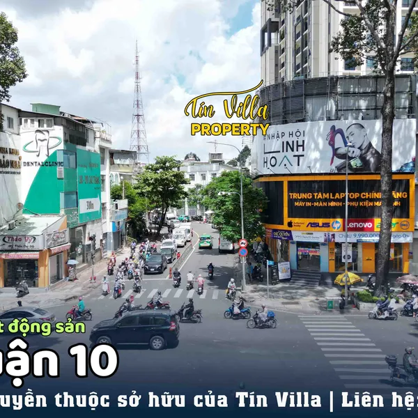 Bán nhà căn góc 2 mặt tiền đường 3 Tháng 2