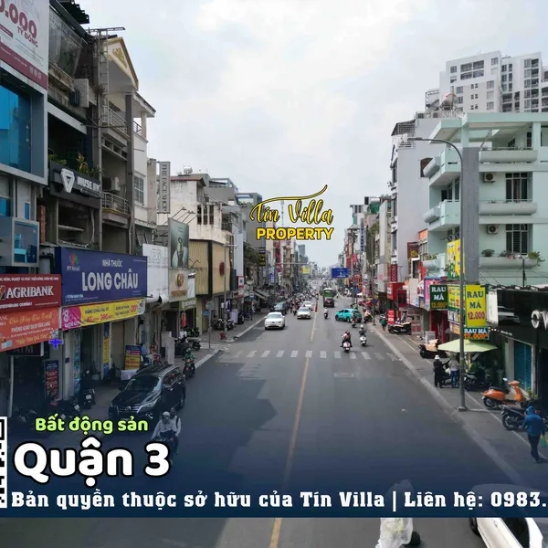 Bán nhà mặt tiền đường HAI BÀ TRƯNG, QUẬN 3