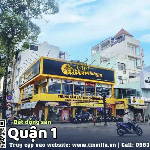 Bán nhà căn góc 2 mặt tiền đường NGUYỄN THỊ MINH KHAI GIAO TỚI ĐƯỜNG TÔN THẤT TÙNG QUẬN 1