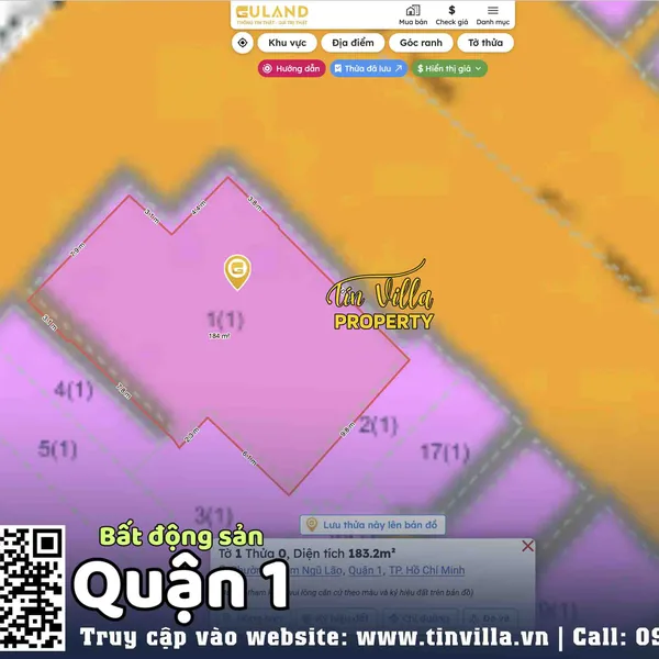 Bán nhà căn góc 2 mặt tiền đường NGUYỄN THỊ MINH KHAI GIAO TỚI ĐƯỜNG TÔN THẤT TÙNG QUẬN 1