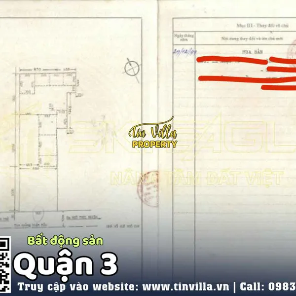 BÁN ĐẤT MẶT TIỀN ĐƯỜNG LÊ NGÔ CÁT - QUẬN 3