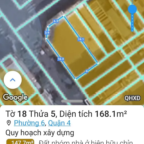 BÁN CĂN GÓC 2MT SỐ 32-34 ĐƯỜNG SỐ 41, PHƯỜNG 6, QUẬN 4, TPHCM