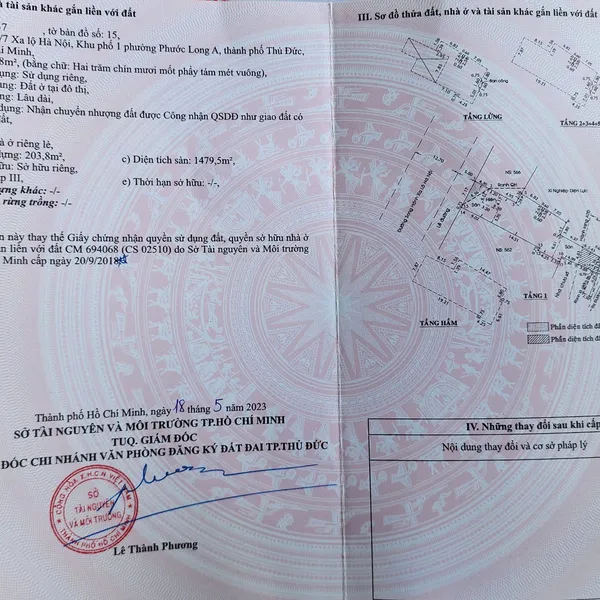 BÁN TÒA NHÀ SÔ 564 SONG HÀNH(XA LỘ HN), P. PHƯỚC LONG A, TP THỦ ĐỨC