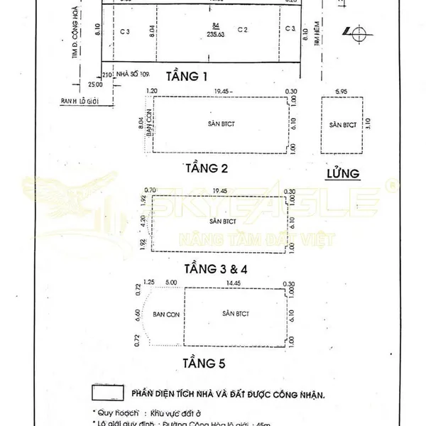 BÁN TÒA NHÀ MT SỐ 107 ĐƯỜNG CỘNG HÒA PHƯỜNG 12 QUẬN TÂN BÌNH TPHCM