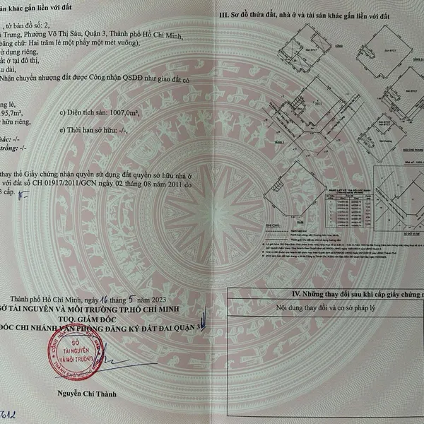 BÁN TÒA NHÀ GÓC 2 MT HẺM 195A HAI BÀ TRƯNG, P. VÕ THỊ SÁU, QUẬN 3, TPHCM