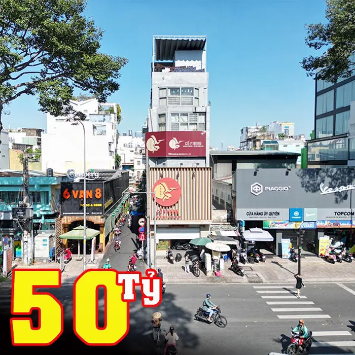 Cần Bán nhà mặt tiền đường NGUYỄN THỊ MINH KHAI QUẬN 3, GIÁ BÁN 50 TỶ