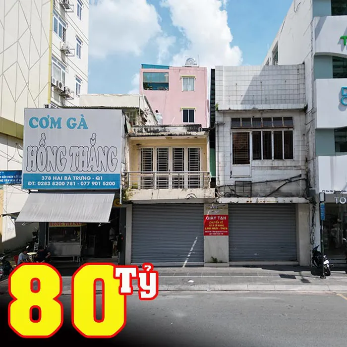 Bán nhà mặt tiền đường HAI BÀ TRƯNG QUẬN 1