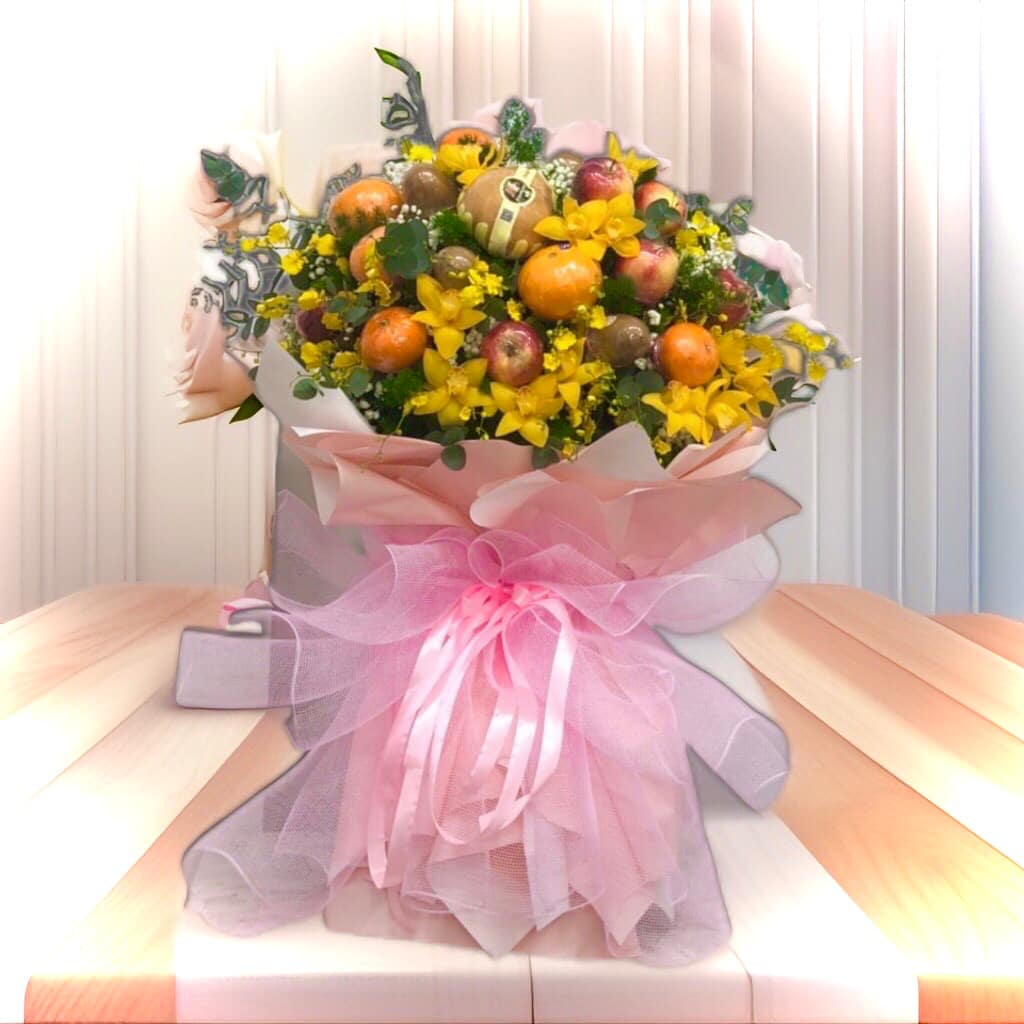 Bó hoa trái cây tặng khai trương