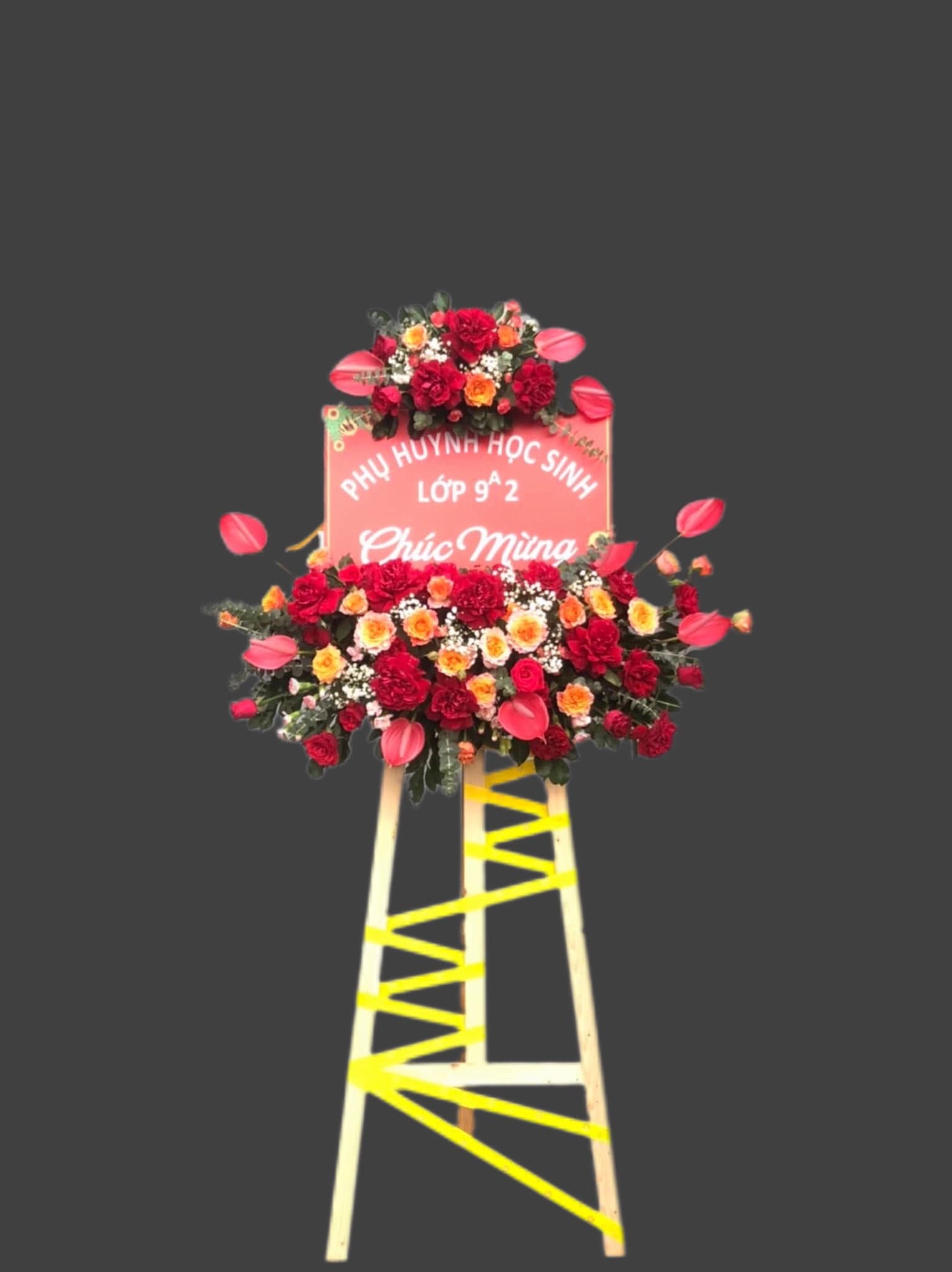 Kệ hoa khai trương 2 tầng kiểu hiện đại