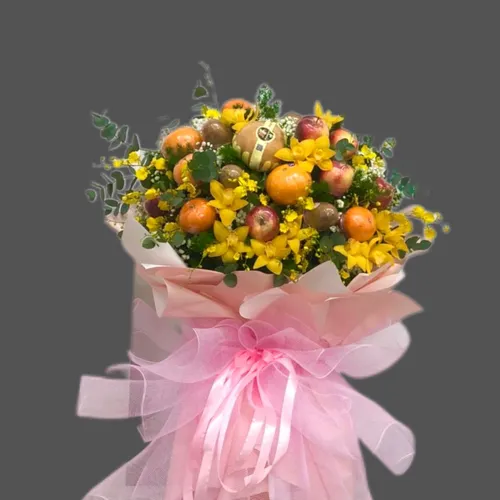 BÓ HOA MIX TRÁI CÂY - HTC008