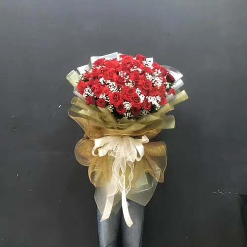 BÓ 99 BÔNG HỒNG ĐỎ - HB016
