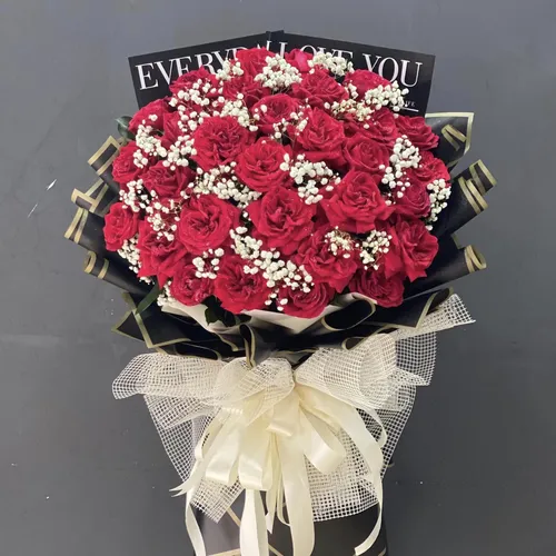 BÓ 99 BÔNG HỒNG ĐỎ - HB009