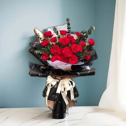 BÓ HOA HỒNG ĐỎ - HB011