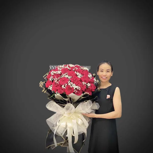 BÓ 99 BÔNG HỒNG ĐỎ - HB009