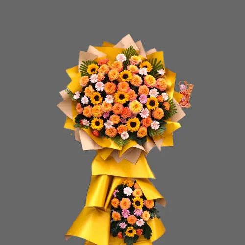 KỆ HOA CHÚC MỪNG KHAI TRƯƠNG-KCM001