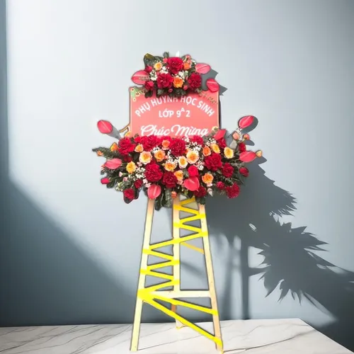 KỆ HOA KHAI TRƯƠNG THEO PHONG CÁCH HIỆN ĐẠI - KCM008 